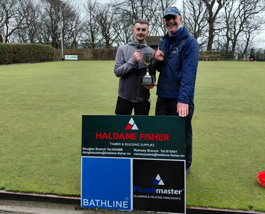 Glenn Boland with Andy Cannell.