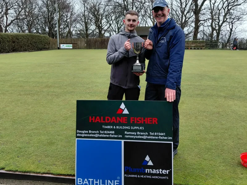 Glenn Boland with Andy Cannell.